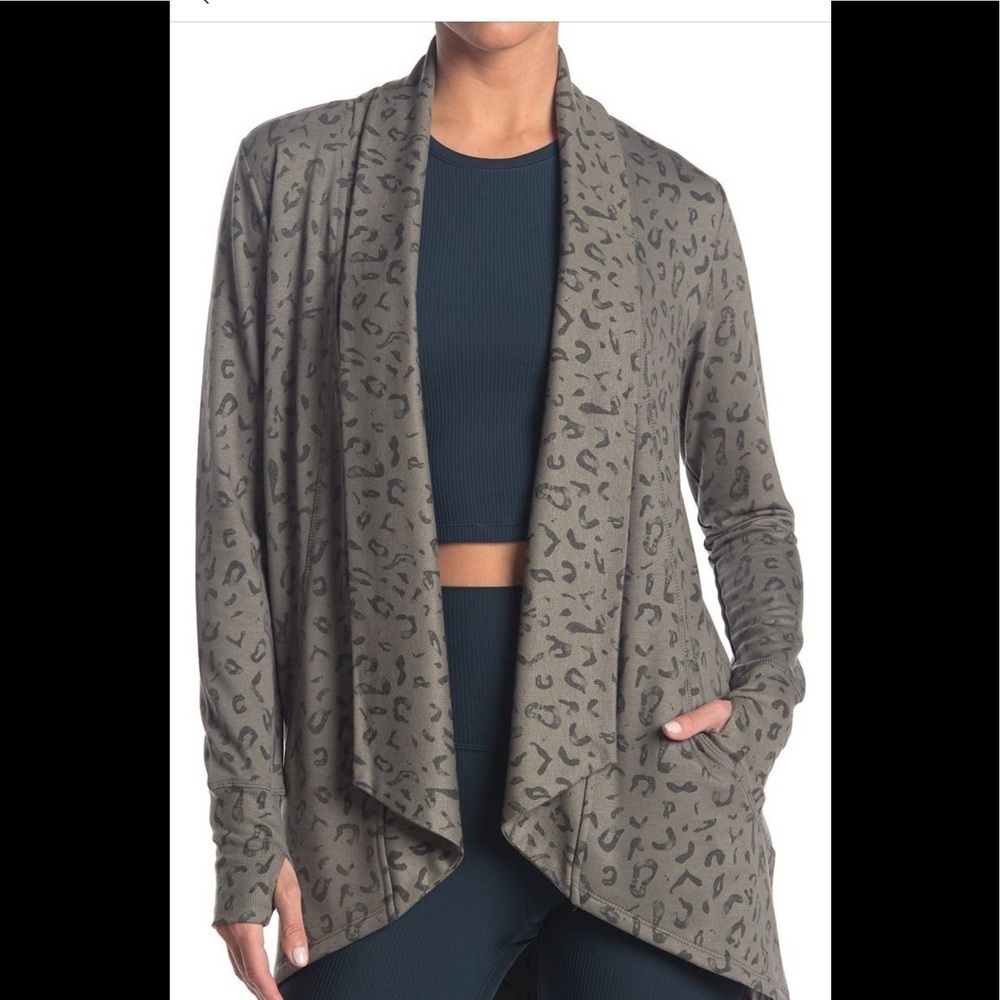 90 Degree By Reflex Green Jacket/Cardigan. Nwt